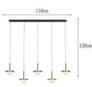 Axyaa Modern LED Chandelier Pendant Light Ceiling Lamp for Dining Room