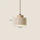 Cream Stone Pendant Light by Axyaa: Retro Style for Homestay, Restaurant, Bedroom.