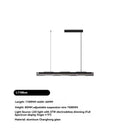 Axyaa Minimalist Long Strip Pendant Light for Full Spectrum Bar Lighting