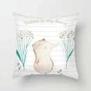 Sea Turtle Decorative Cushion Cover - Axyaa Branded Single Print Sofa Case