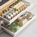 Axyaa Retractable Kitchen Drawer Storage Rack with Slide Rails - Spice Box Organizer