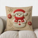 Santa Claus Gifts Christmas Pillow Cover for Sofa Bedroom Car by Axyaa