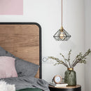 Axyaa Glass Shade LED Pendant Chandelier, Nordic Modern Design for Living Room and Bedroom