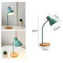 Axyaa Nordic Wooden Desk Lamp - Modern, Simple, and Creative Bedside Lighting