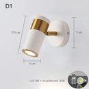 Axyaa Nordic Wall Lamp LED Spot Light for Bedroom, Modern Minimalist Design