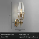 Axyaa Copper Wall Lamp - Modern Nordic Design for Living, Dining, Bedroom