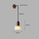 Axyaa Marble Pendant Light: Nordic Minimalist LED Wall Lamps