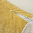 Axyaa Solid Leg Pillowcase for Side Sleepers, Removable Cover, Knee Support, Various Sizes