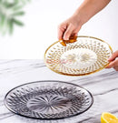 Axyaa Acrylic Fruit Plate - Large, Snack & Sugar Tray - Plastic - Elegant Design