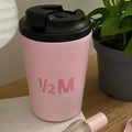 Axyaa 12oz Stainless Steel Insulated Travel Mug Thermos Vacuum Coffee Cup