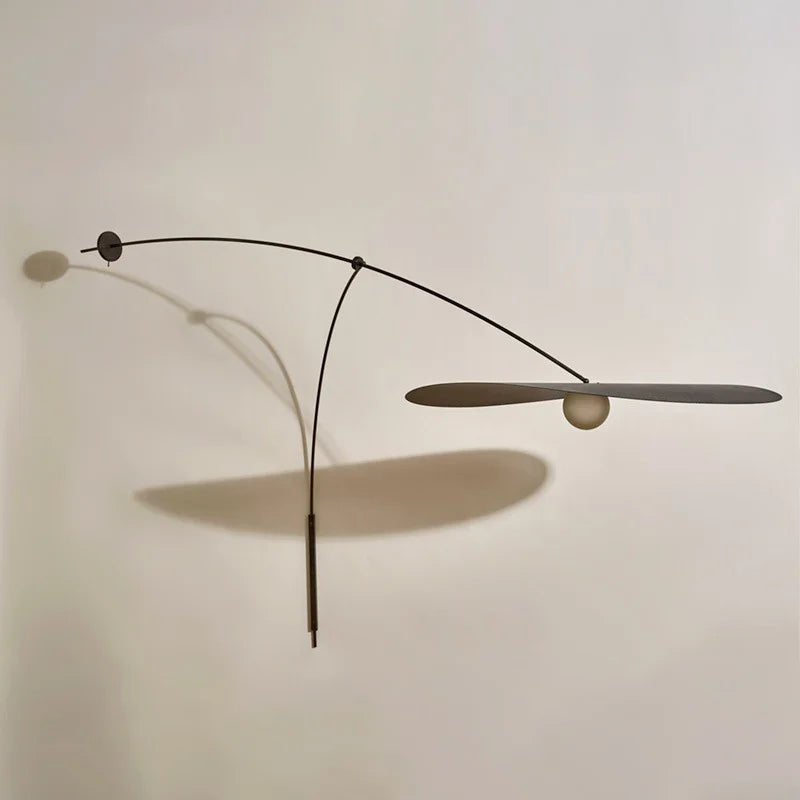 Axyaa Nordic Long Arm Wall Lamp for Living Room, Bedroom, and Study