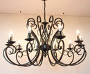 Axyaa Candle Chandelier: Minimalist Atmosphere Lamp for Bar, Restaurant, Coffee Shop