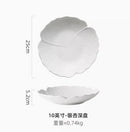 Axyaa 10-Inch Ceramic High-End Soup Bowl White Tableware - Multipurpose Shallow Bowl