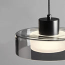 Axyaa Glass LED Chandelier Pendant Light for Home Decor
