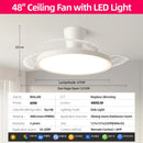 Axyaa LED Ceiling Fan with Lamps for Bedroom, Living Room, and Study