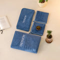 Axyaa Coral Fleece Adult Square Towel Set