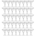 Axyaa Clear Plastic Champagne Martini Whiskey Cocktail Glasses for Wedding Party Bars