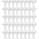 Axyaa Clear Plastic Champagne Martini Whiskey Cocktail Glasses for Wedding Party Bars