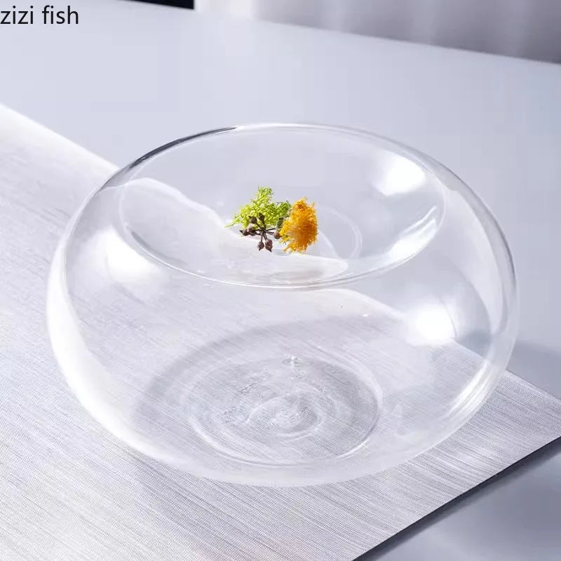 Axya Glass Dessert & Snack Bowl Set - Stylish Double Sided Serving Bowls