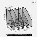 Axyaa Desktop File Rack & Office Workstation Storage - Bookstand & Desk Divider