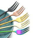 Axyaa Matte Gold Stainless Steel Cutlery Set 40Pcs