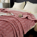 Axyaa Big Bubble Fur Grade I Blanket - 430g Blanket for Office, Nap, Student Dorm