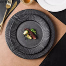 Axyaa Matte Ceramic Steak Plate Dessert Pasta Serving Dish Circular Flat Tableware