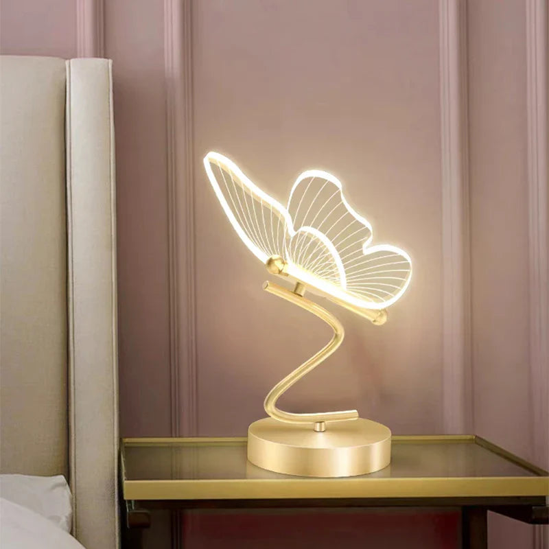 Axyaa Butterfly LED Table Lamp for Home Decor and Lighting