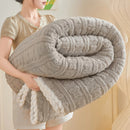 Axyaa Cartoon Bear Velvet Blanket: Soft Coral Fleece Throws for Sofa, Single/Double Size
