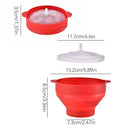 Axyaa Silicone Popcorn Bucket with Lid - High Quality Kitchen Tool