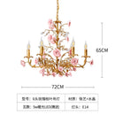 Axyaa Vintage Rose Flower Pendant Lamp for Dining Room and Bedroom