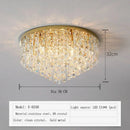 Axyaa Modern Crystal Ceiling Lamp with LED Lighting Fixtures