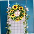 Axyaa Sunflower Wreath with Lights - Home Party Decor, Wedding Favors