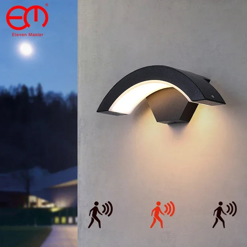Axyaa Outdoor Waterproof LED Wall Sconce Spotlight for Porch Garden Balcony