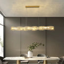 Axyaa Crystal Chandelier Pendant Light for Living Room and Dining Room