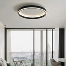 Axyaa LED Ceiling Light: Circular Remote Control Chandelier for Bedroom, Living Room, Kitchen