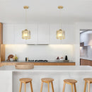 Axyaa Crystal Pendant Light for Restaurant Bar, Kitchen, Bedroom - Modern Minimalist Design