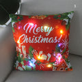 Axyaa Merry Santa Claus LED Light Pillow Cover - Home Decoration