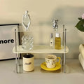 Axyaa Acrylic Display Rack: Perfume & Skin Care Storage Shelf, Desktop Organizer