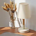 Axyaa Touchable LED Desk Lamp, USB, Three-Level Dimming, Fabric Decorative Bedlight