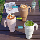 Axyaa Stainless Steel Insulated Travel Cup for Hot and Cold Beverages