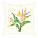 Axyaa Pink & White Flower Pattern Pillow Cover 45*45cm
