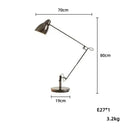 Axyaa Long Arm Desk Lamp with E27 Bulb