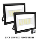 Axyaa Induction LED Flood Light with Adjustable PIR Sensor - Outdoor Floodlight
