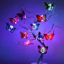 3D LED Butterfly Sticker Night Light Set for Home Decor by Axyaa