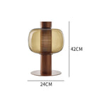 Axyaa LED Glass Table Lamp: Modern Nordic Design for Home Decor & Lighting