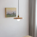 Axyaa Modern Wood LED Pendant Lampshade for Home Decor