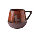 Axyaa Nordic Hand-painted Ceramic Mug - Creative Japanese Milk Water Cup