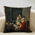 Elegant Axyaa 45x45cm Print Cushion Cover for Home, Hotel, Office Décor