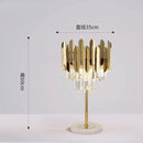 Modern Crystal Floor LED Lamp for Bedroom and Living Room Decor by Axyaa